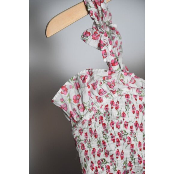 J. Crew Liberty Fabric Smocked Tank Top Small Floral Pattern Size M - Picture 4 of 14